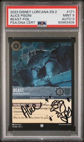 Disney lorcana beast foil 171 - disney,